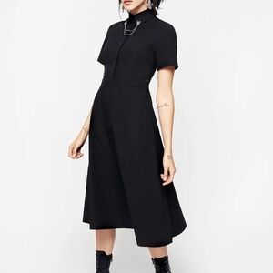 Disturbia Fenrir Black Midi Dress